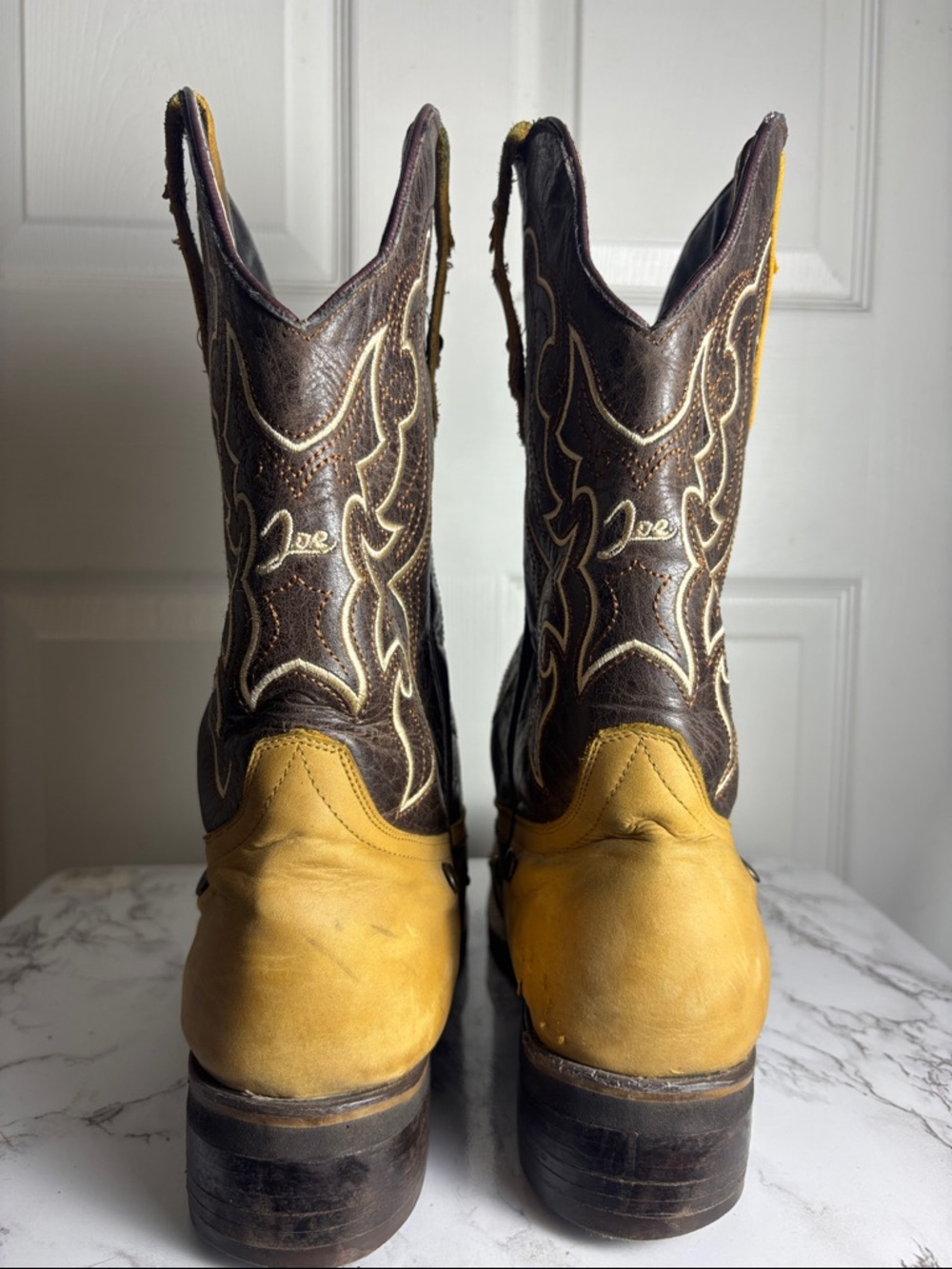 Joe’s Exclusive MEN'S VE030 TORITO LEATHER SQUARE TOE COWBOY BOOT - Picture 5 of 8